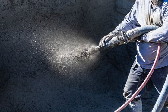 diy shotcrete pool